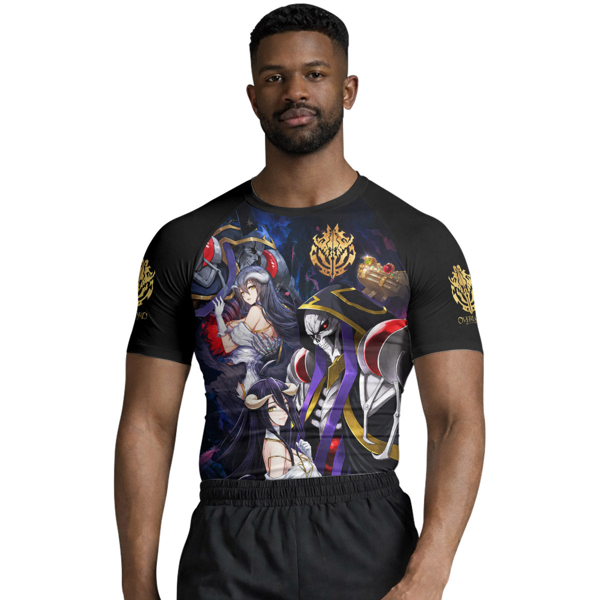 Overlord Momonga And Albedo Rash Guard