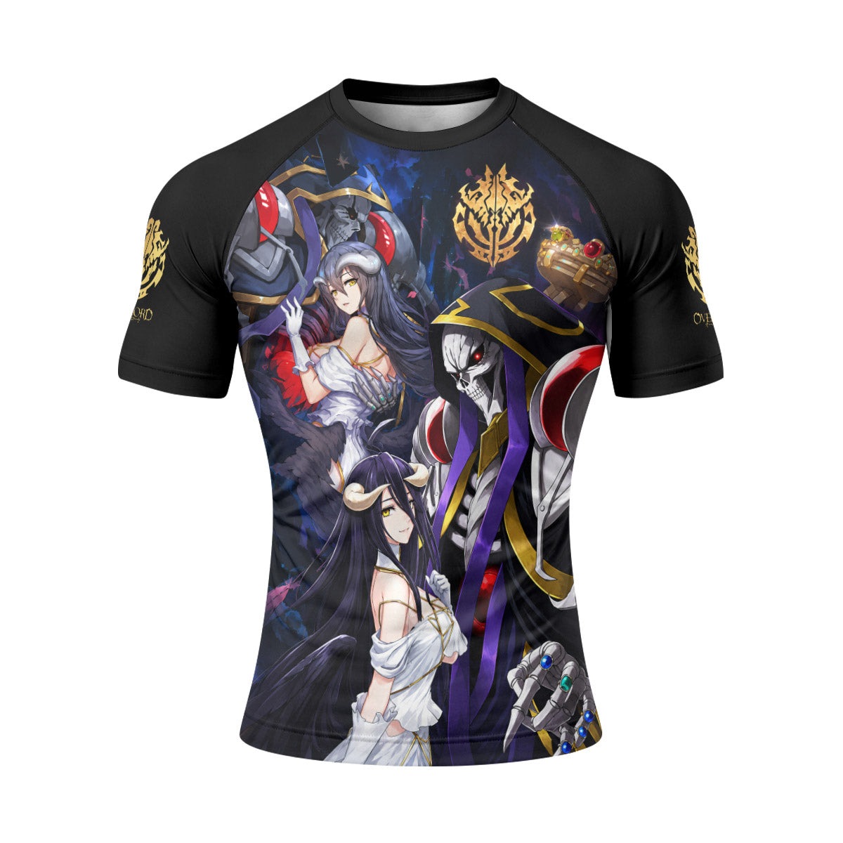 Overlord Momonga And Albedo Rash Guard