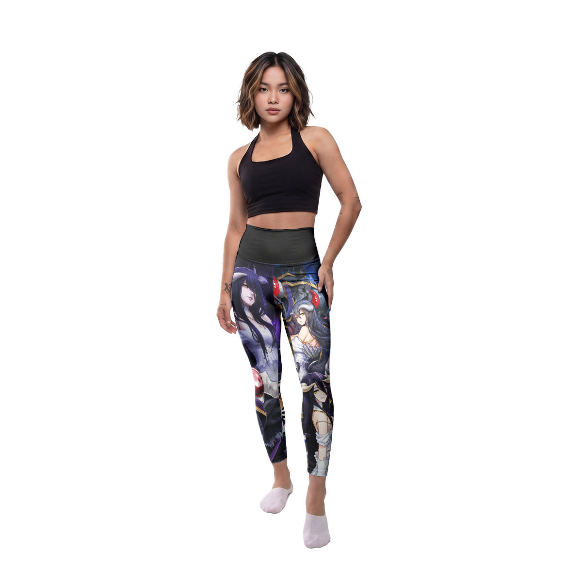  Overlord Momonga And Albedo Women's Leggings