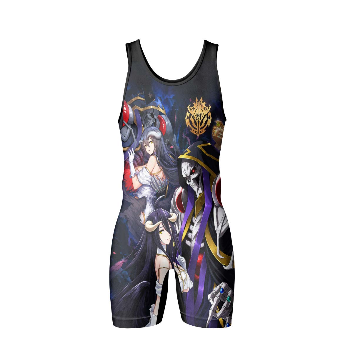  Overlord Momonga And Albedo Wrestling Singlet