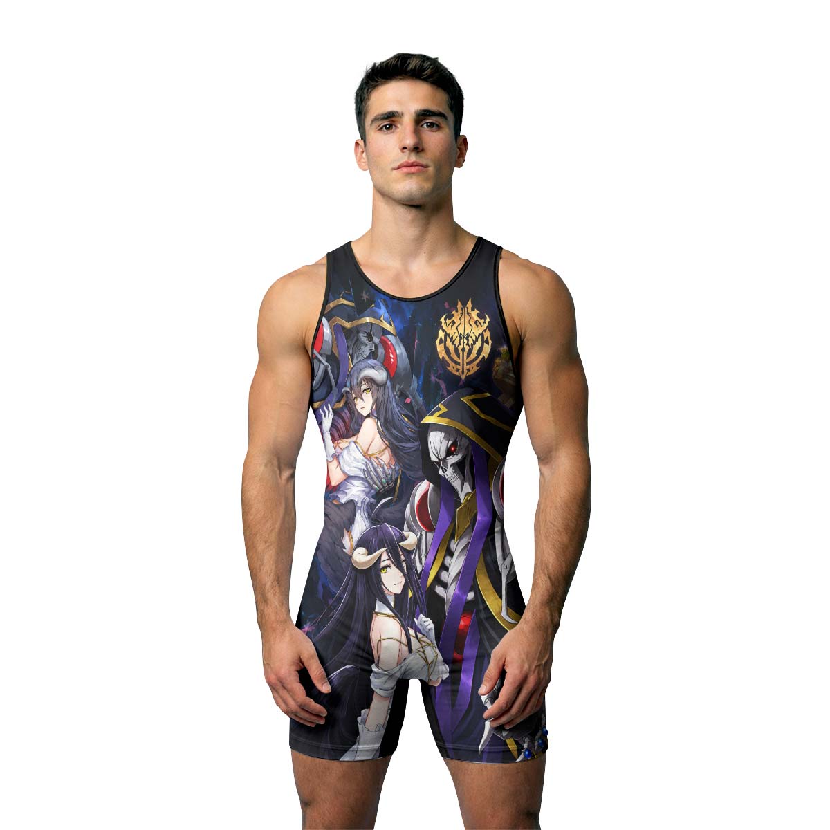 Overlord Momonga And Albedo Wrestling Singlet