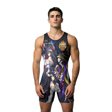 Overlord Momonga And Albedo Wrestling Singlet