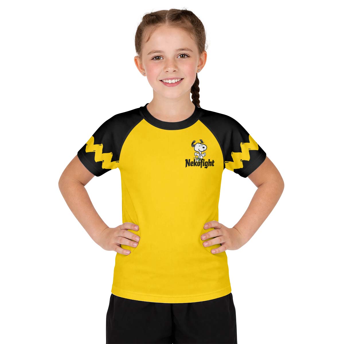 Peanuts Grappling Club Kid Rash Guard