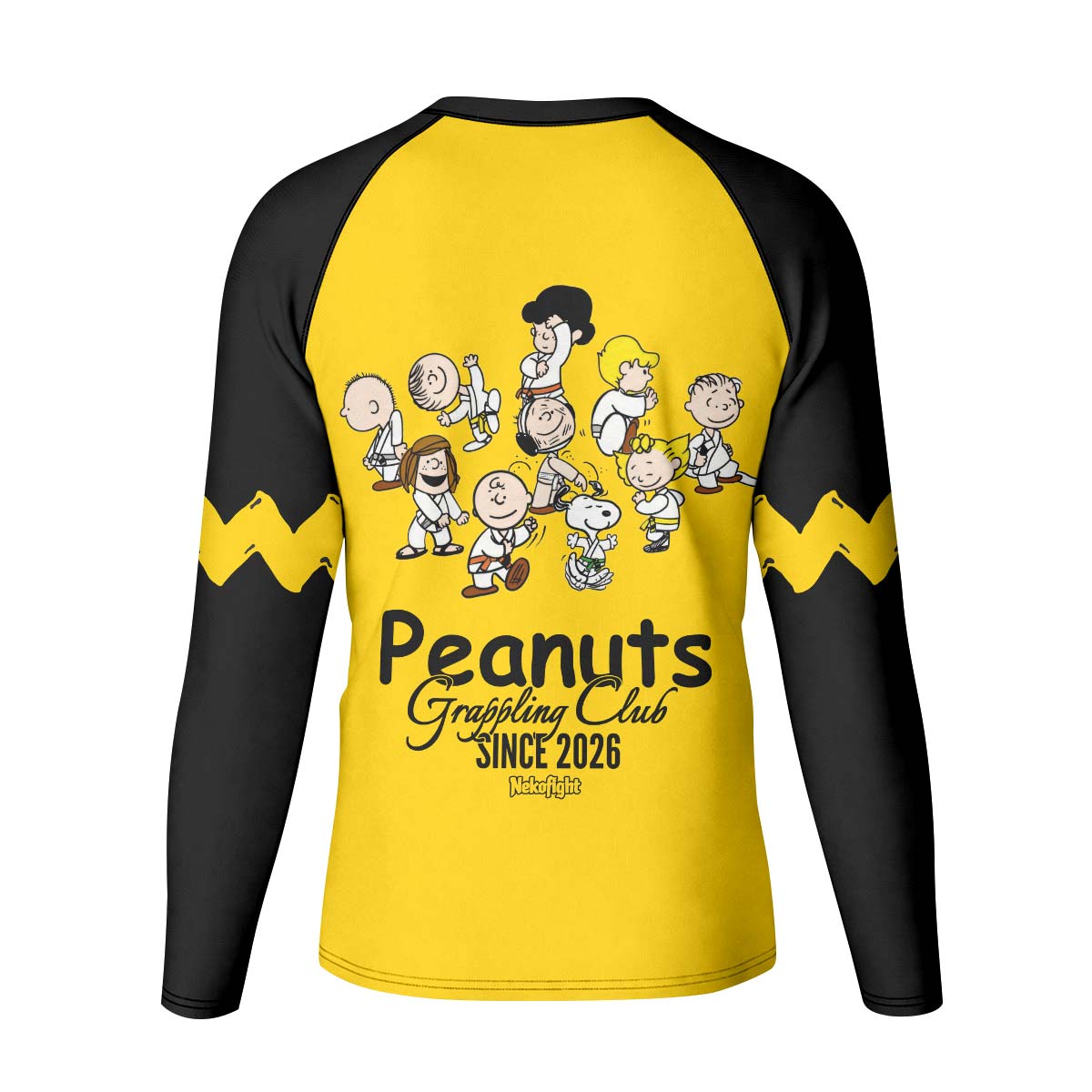 Peanuts Grappling Club Kid Rash Guard