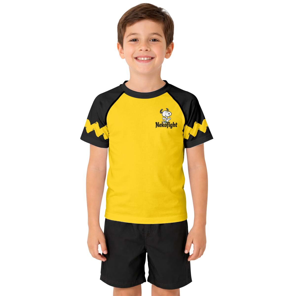 Peanuts Grappling Club Kid Rash Guard