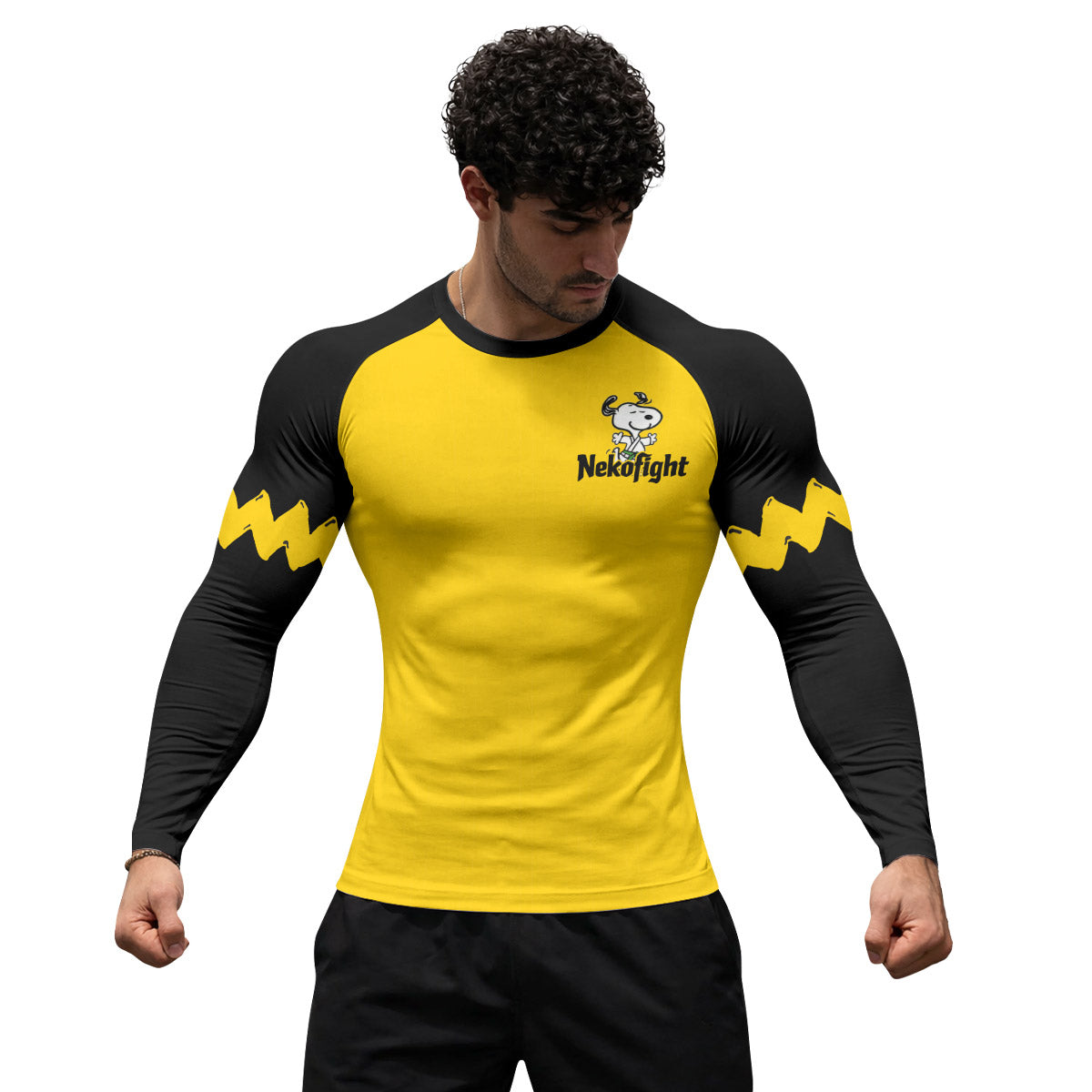 Peanuts Grappling Club Rash Guard