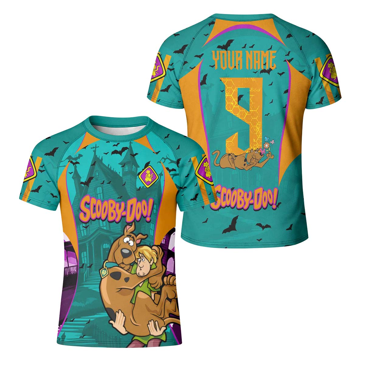 Personalized Scooby Doo Kid Rash Guard