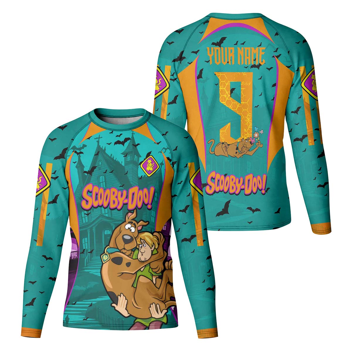 Personalized Scooby Doo Kid Rash Guard