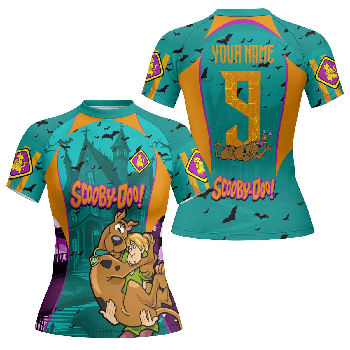 Personalized Scooby Doo Rash Guard