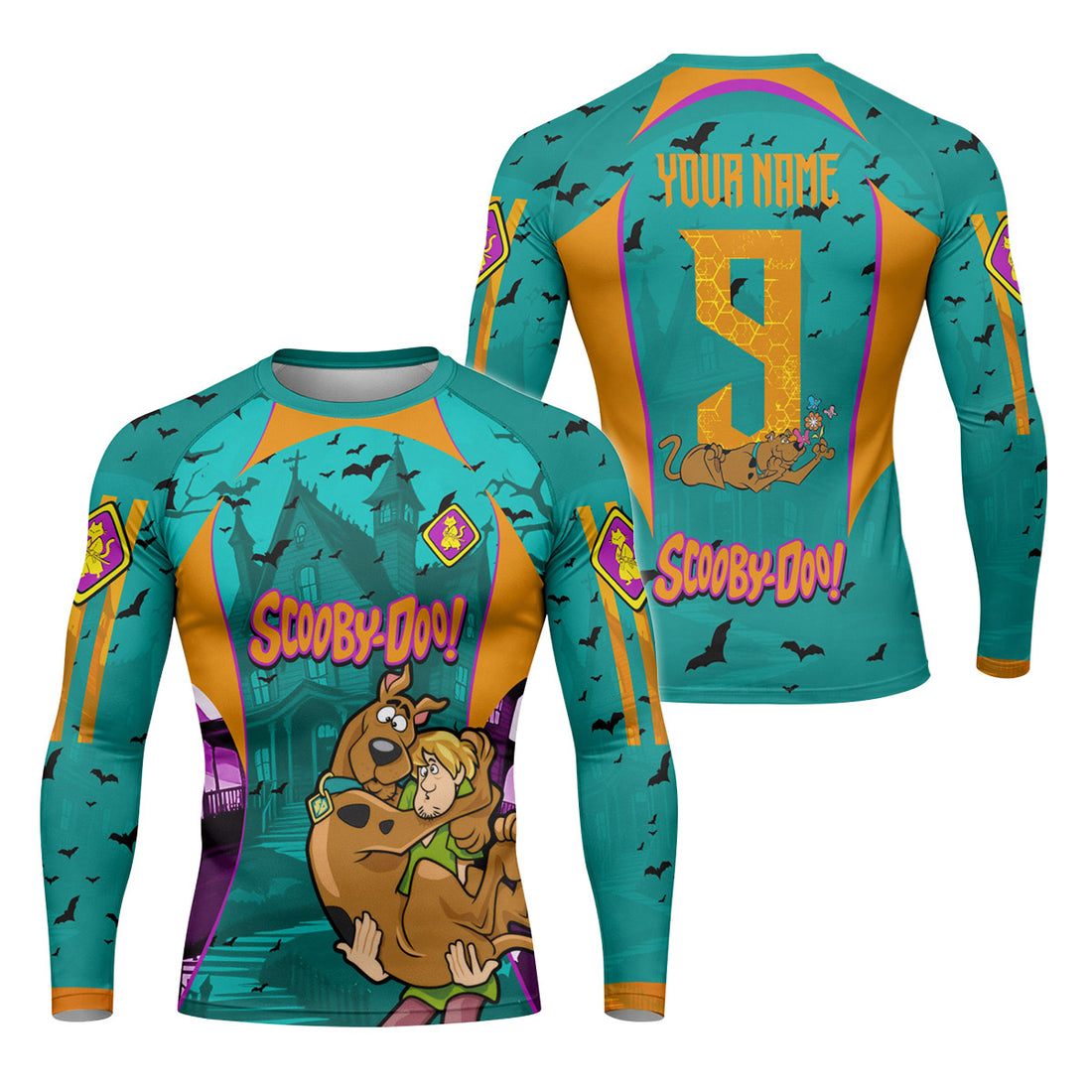 Personalized Scooby Doo Rash Guard