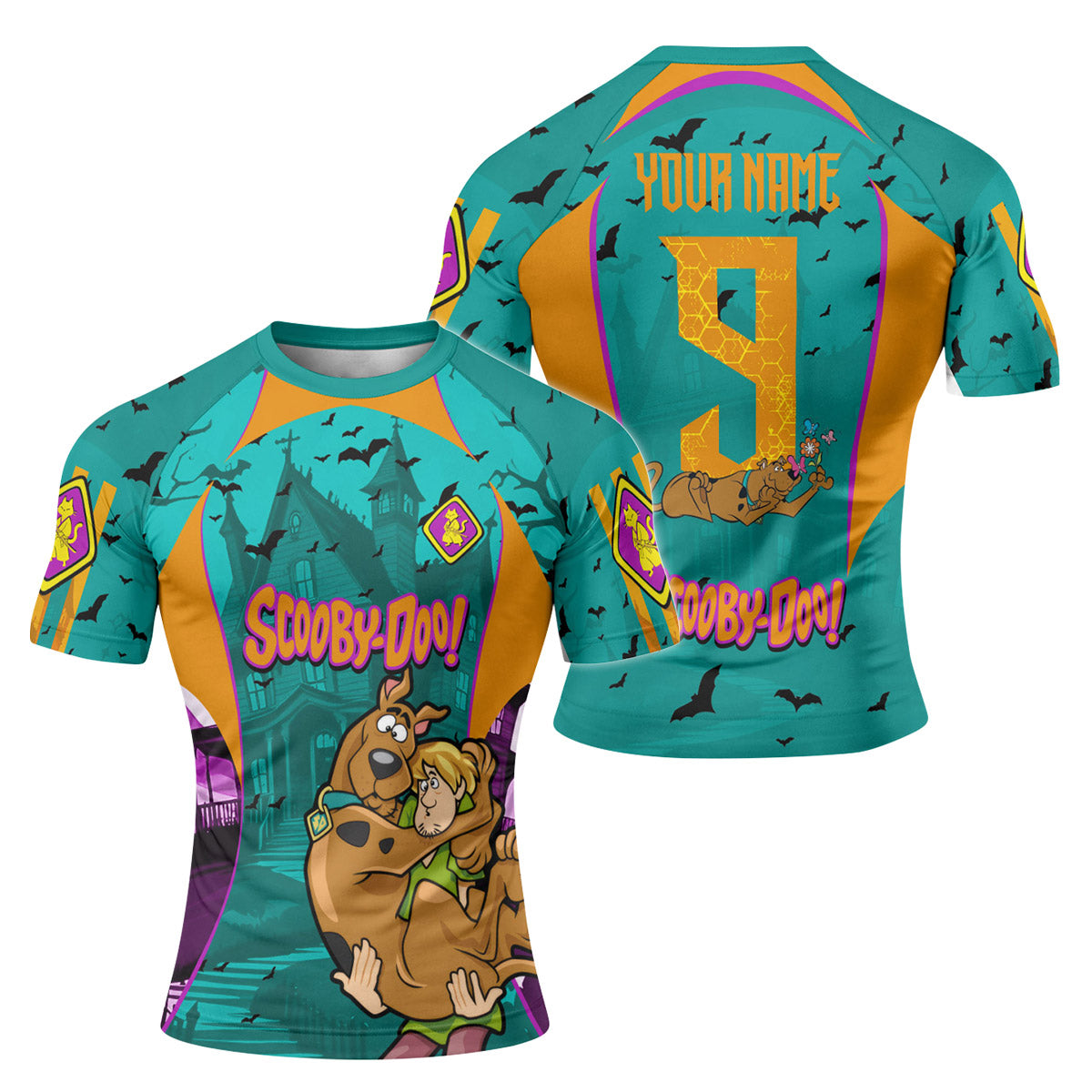Personalized Scooby Doo Rash Guard