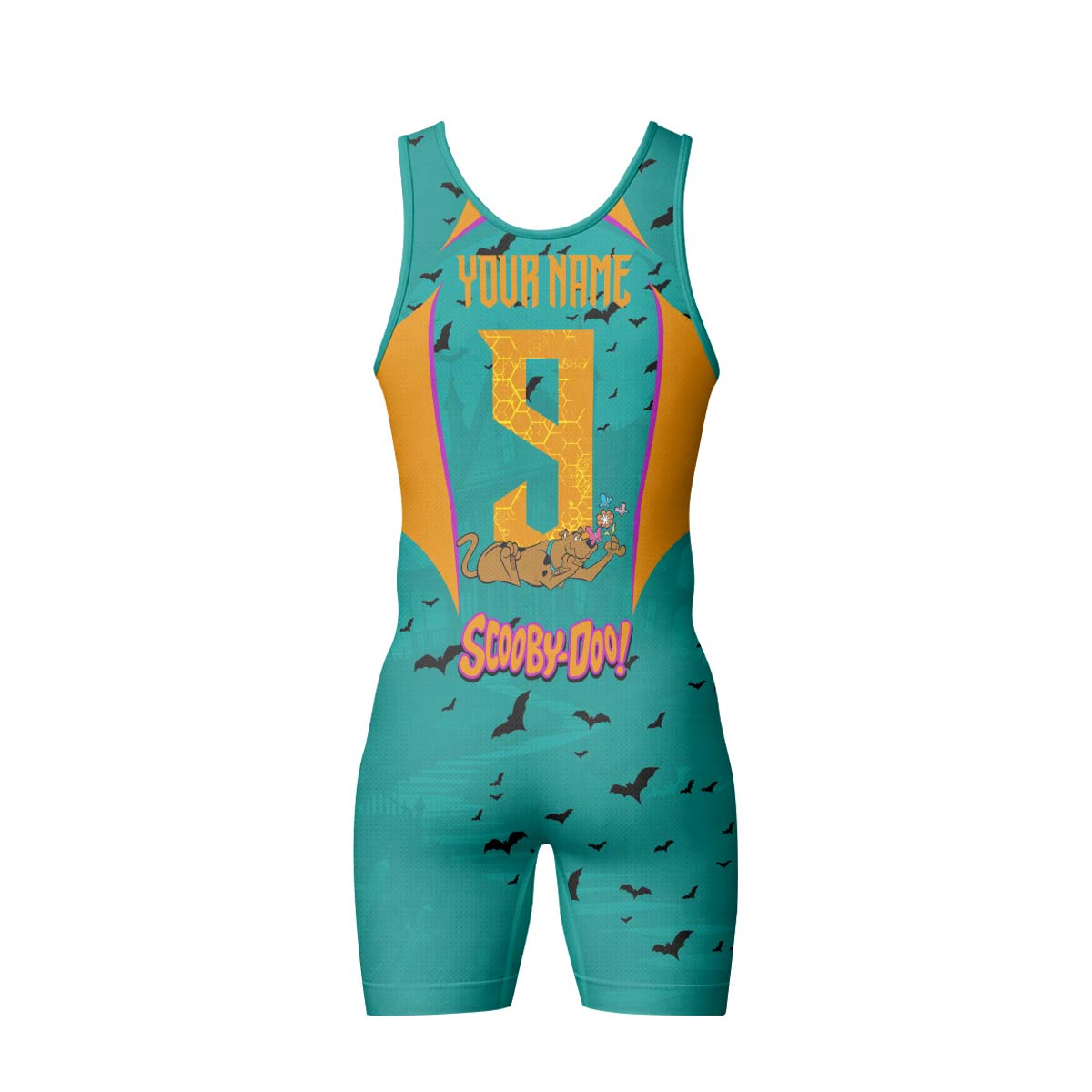 Personalized Scooby Doo Wrestling Singlet