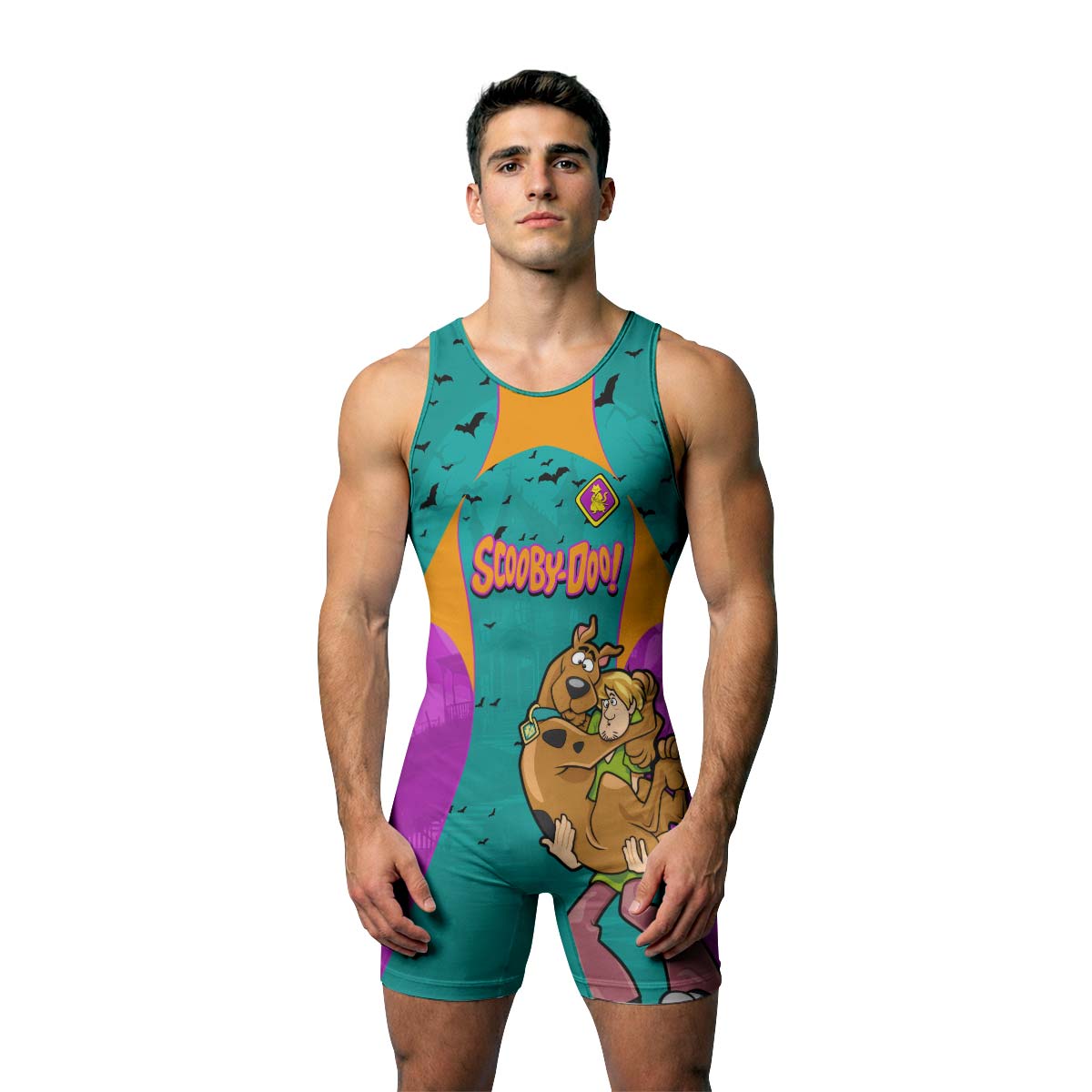Personalized Scooby Doo Wrestling Singlet