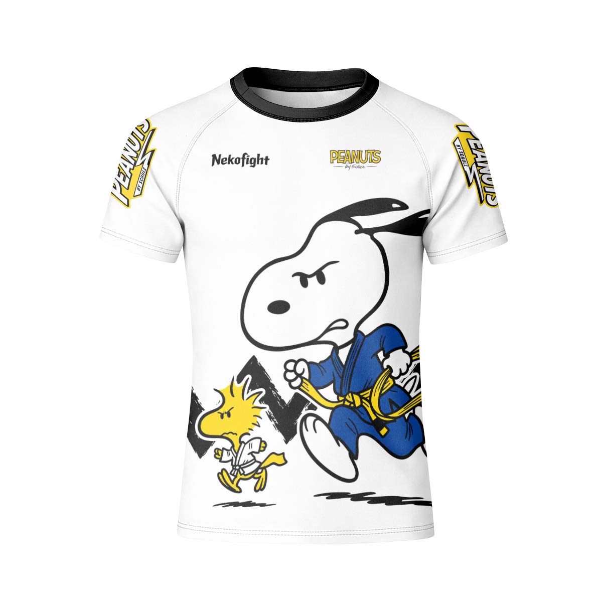 Personalized Snoopy Academy BJJ Kid Rash Guard