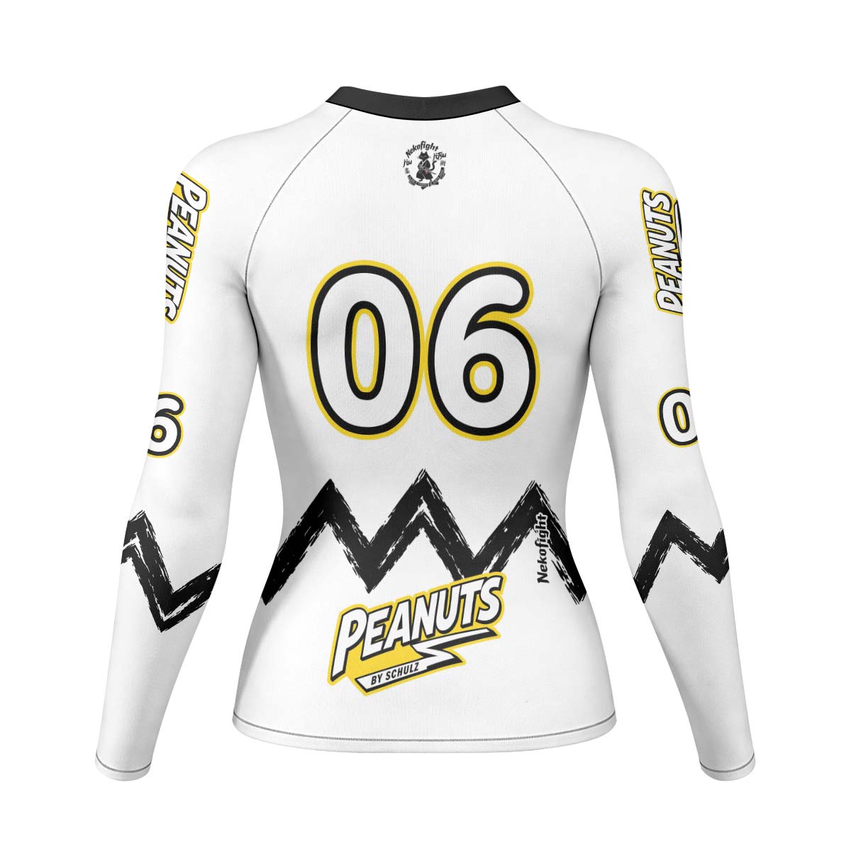 Personalized Snoopy Academy BJJ Rash Guard