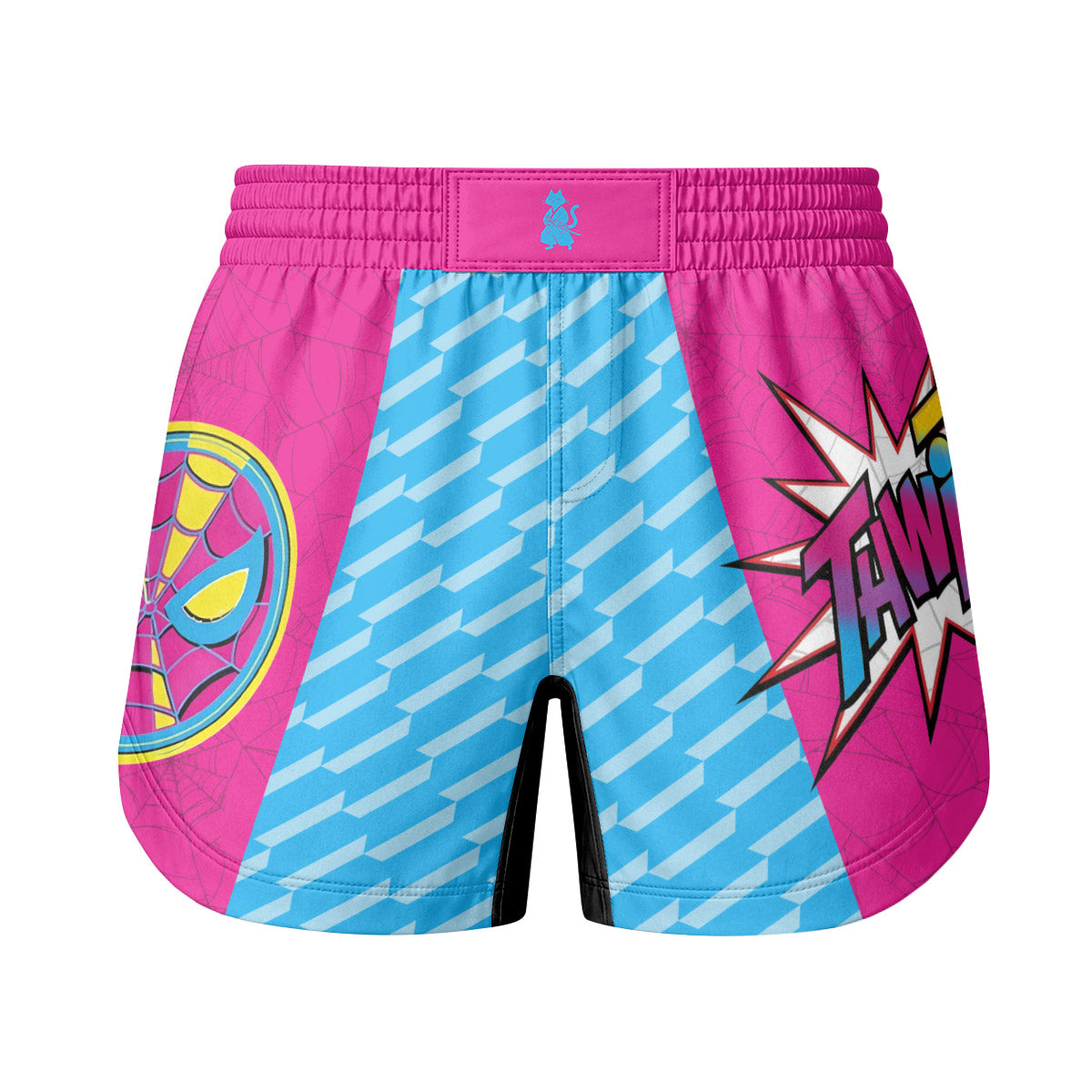  Pink Blue Spider Man Grappling Shorts