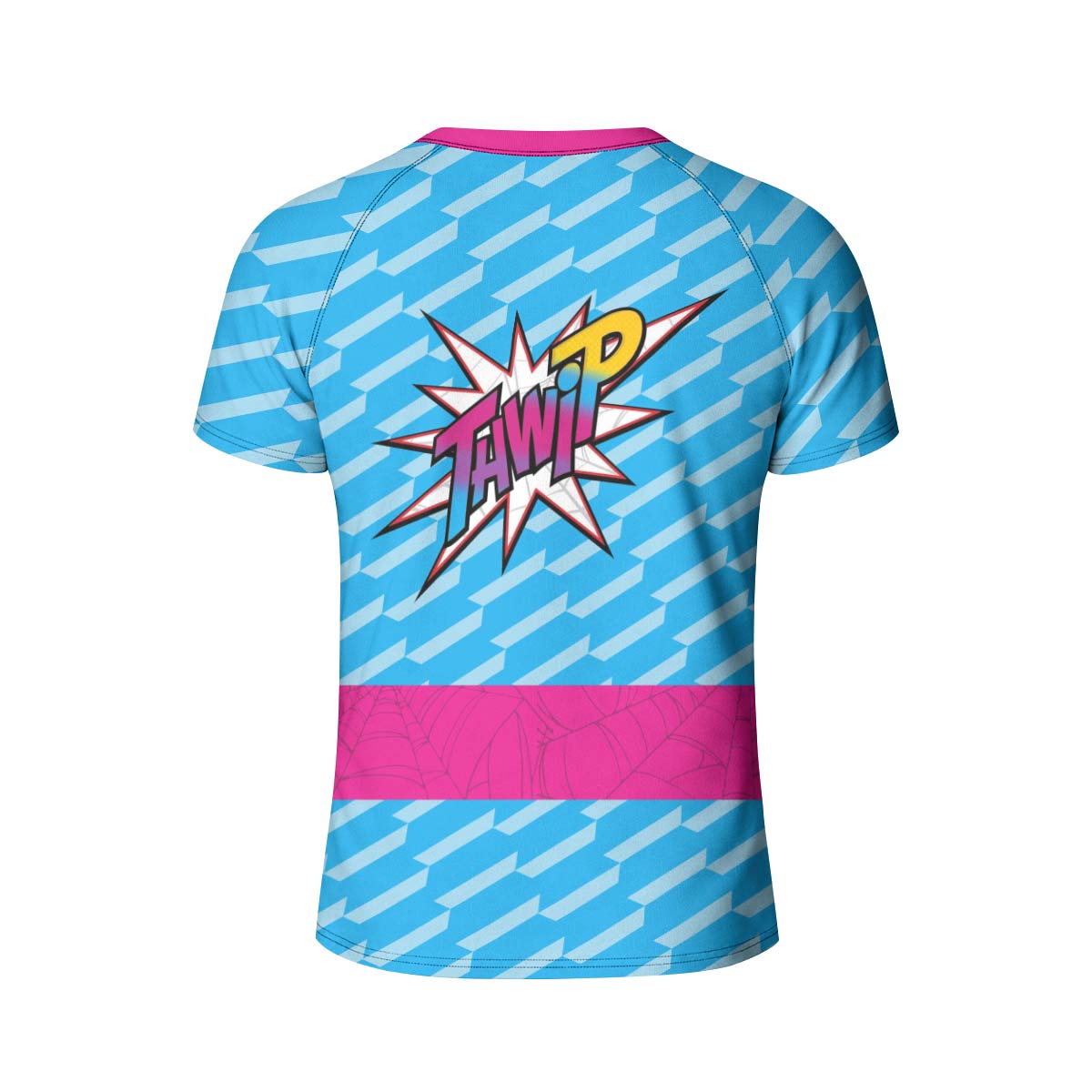  Pink Blue Spider Man Kid Rash Guard