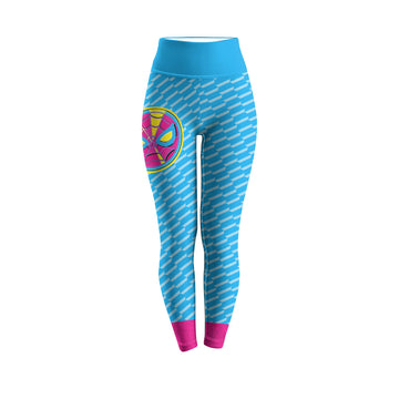  Pink Blue Spider Man Women's Leggings