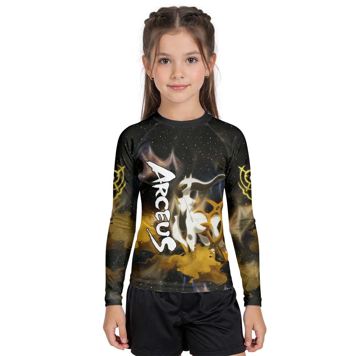  Pokemon Arceus Kid Rash Guard