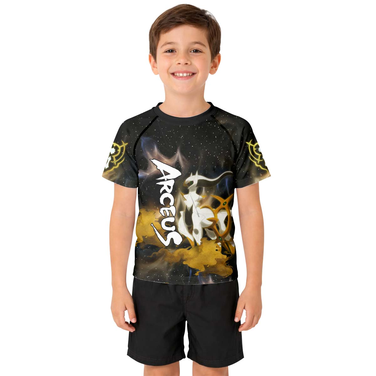  Pokemon Arceus Kid Rash Guard