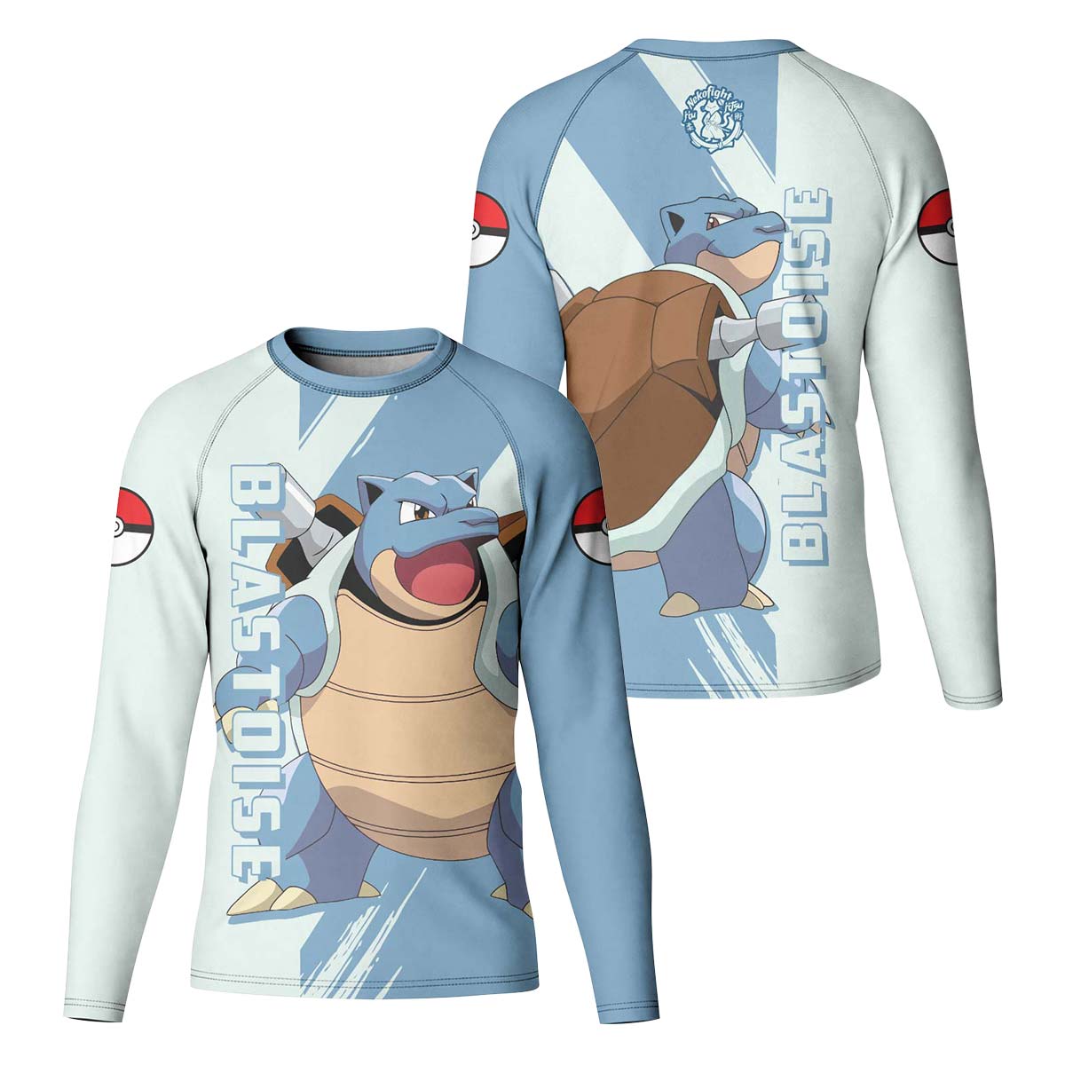 Pokemon Blastoise Kid Rash Guard