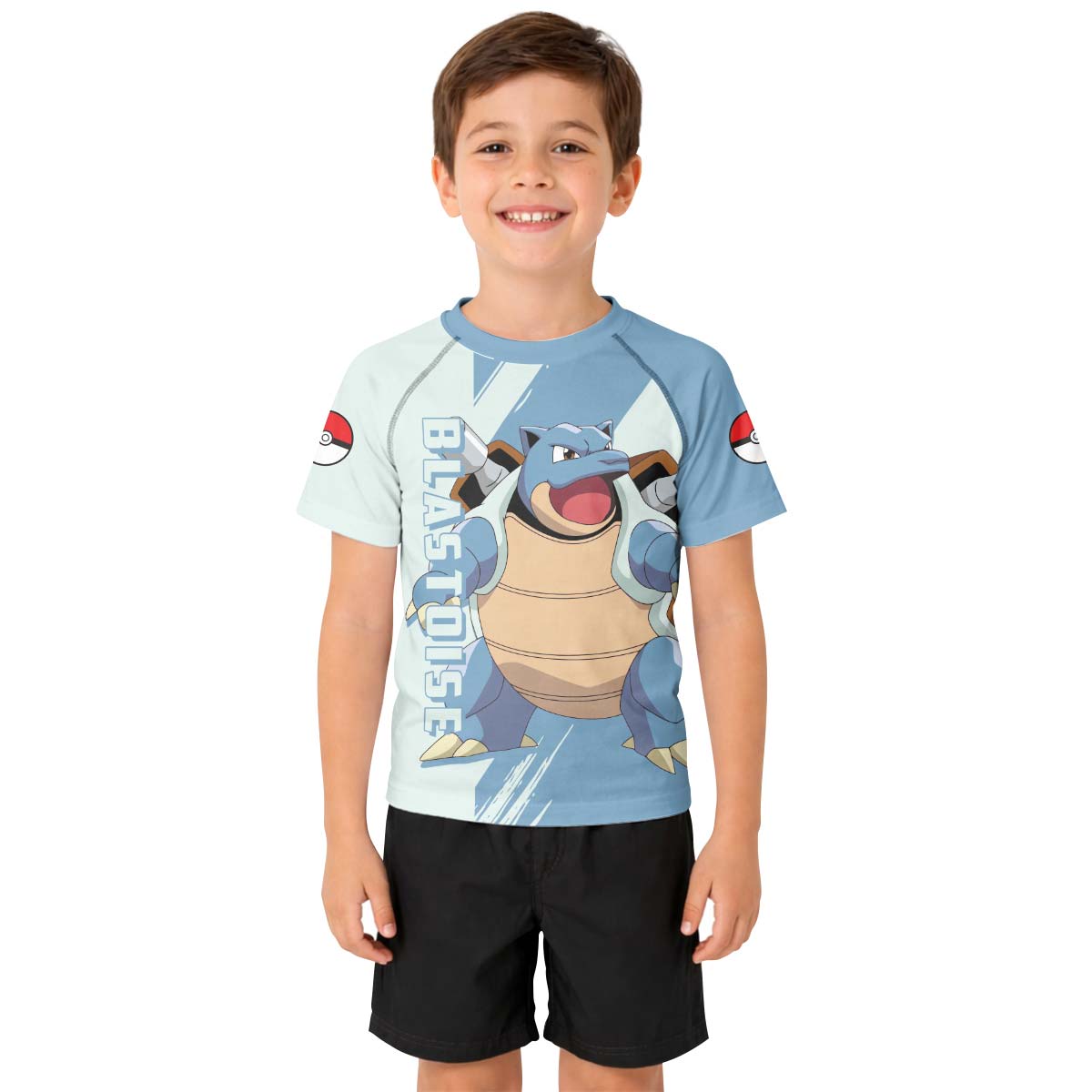Pokemon Blastoise Kid Rash Guard