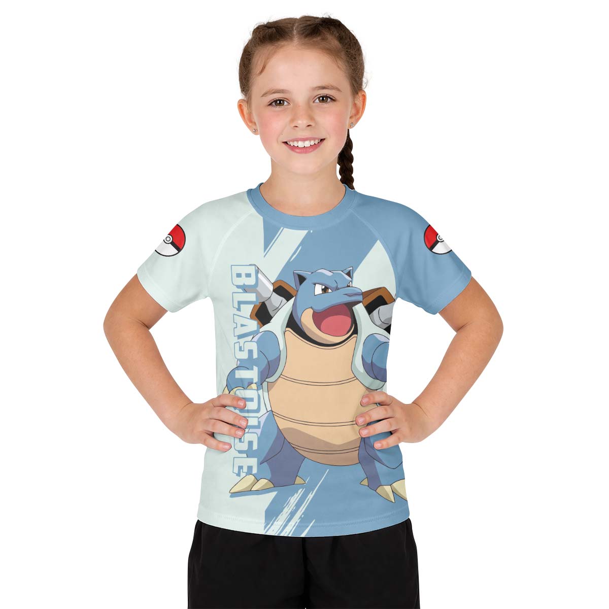 Pokemon Blastoise Kid Rash Guard