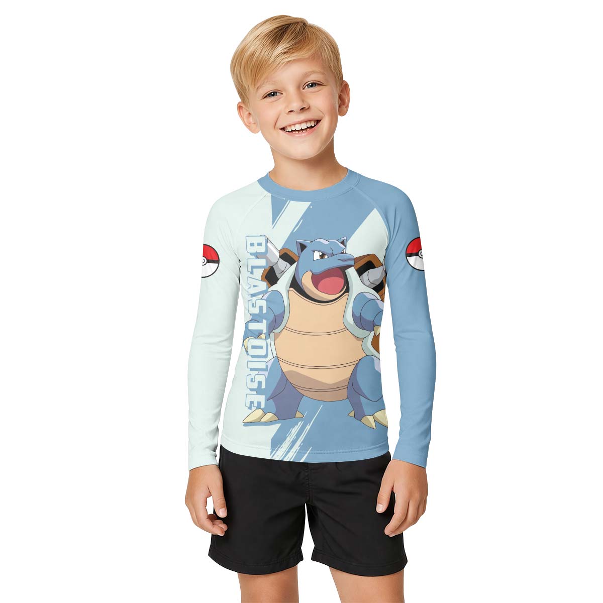 Pokemon Blastoise Kid Rash Guard