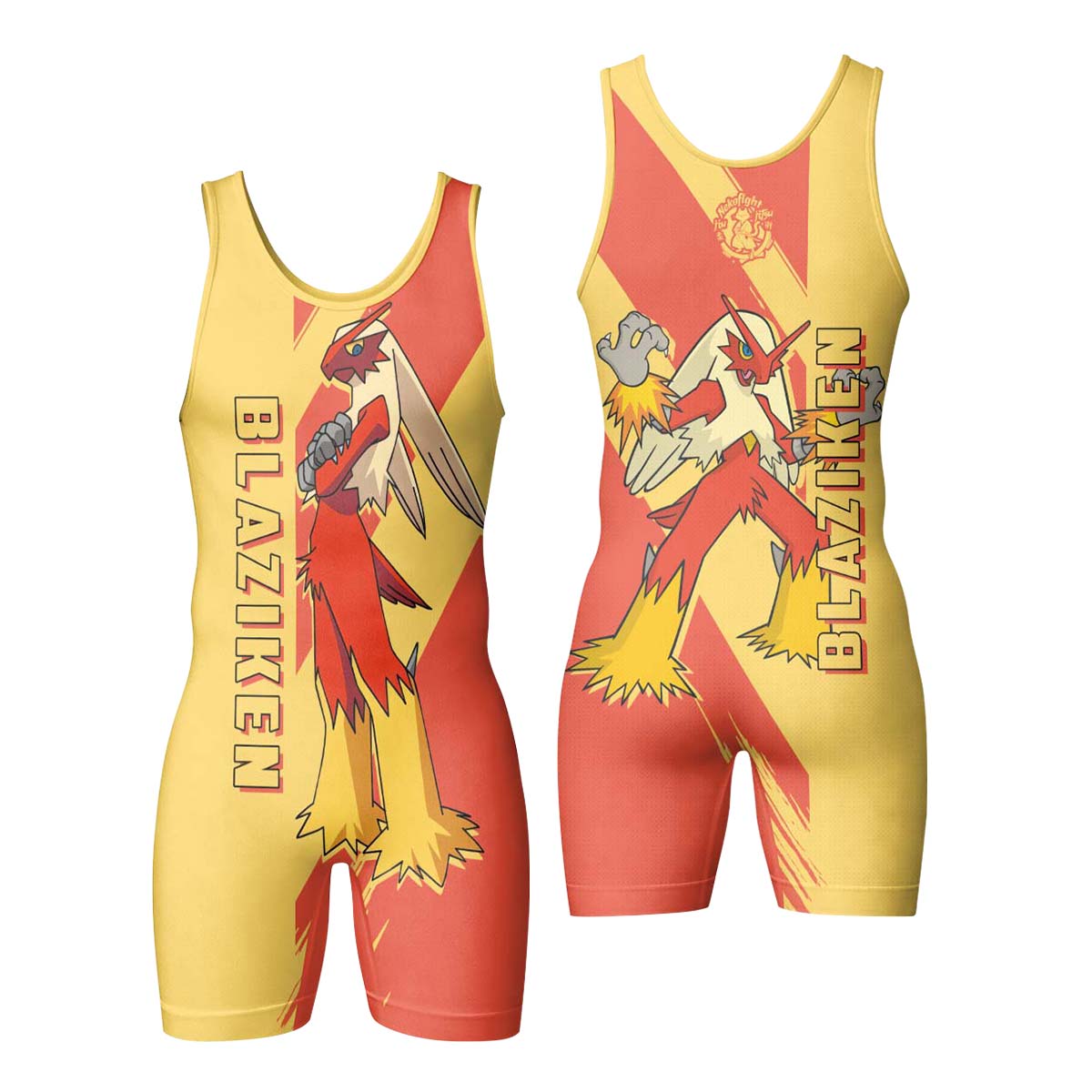 Pokemon Blaziken Wrestling Singlet