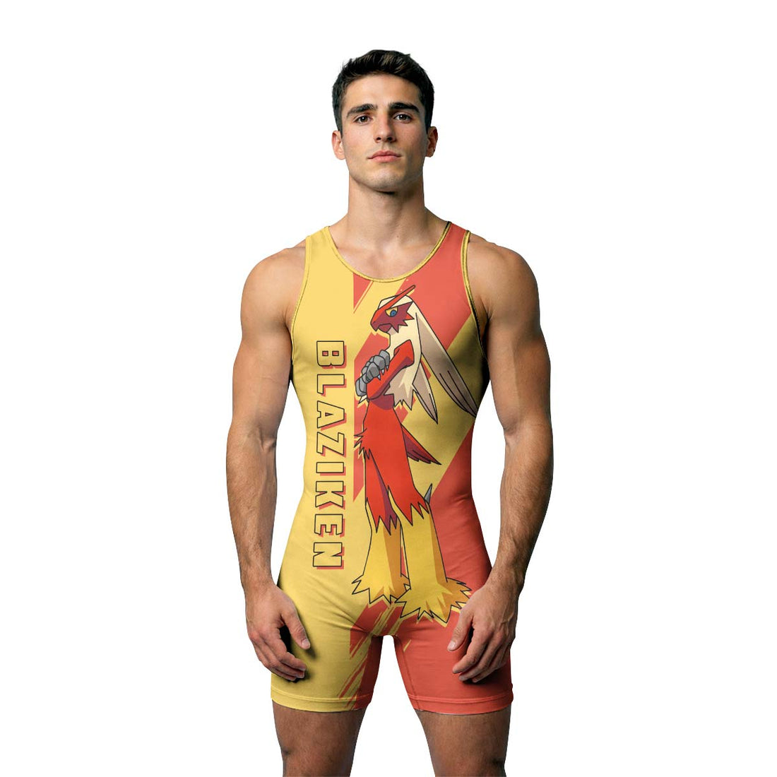 Pokemon Blaziken Wrestling Singlet