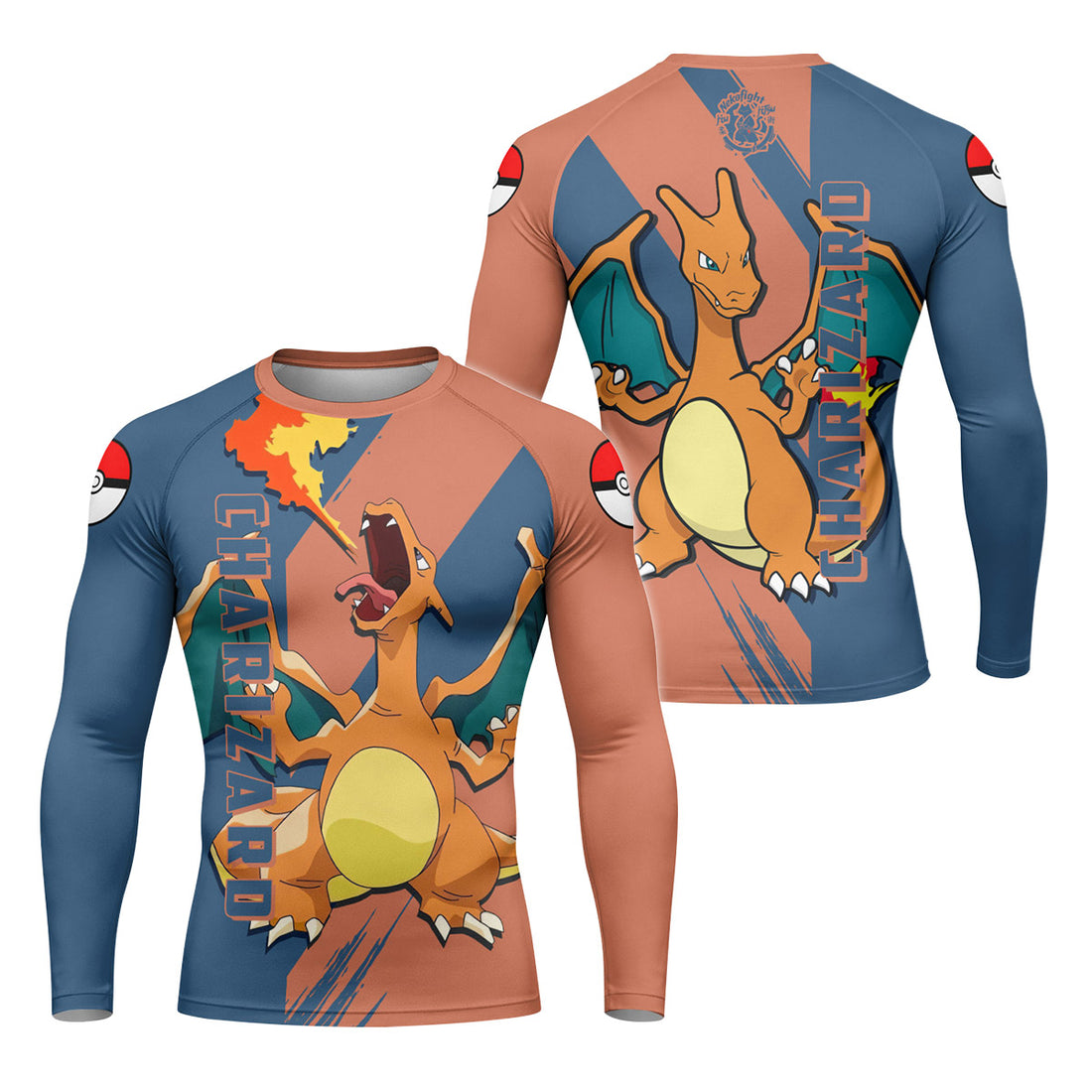 Pokemon Charizard Rash Guard