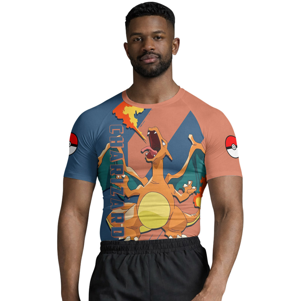 Pokemon Charizard Rash Guard