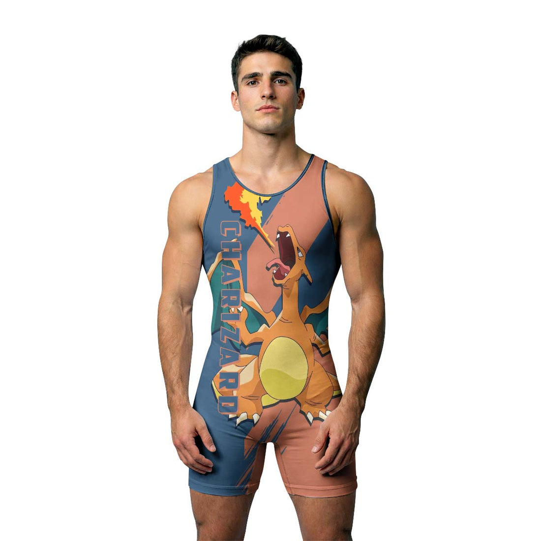 Pokemon Charizard Wrestling Singlet