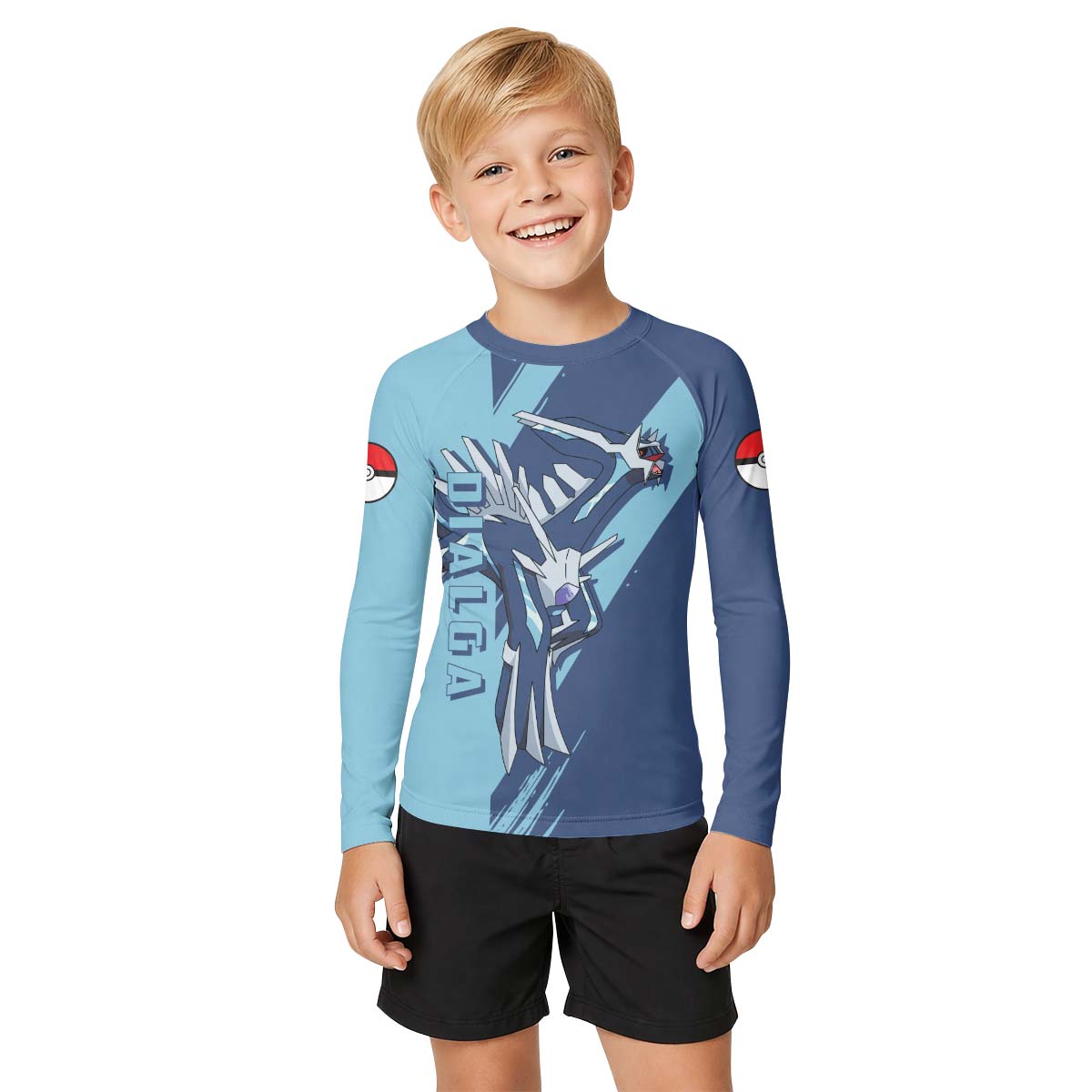 Pokemon Dialga Kid Rash Guard
