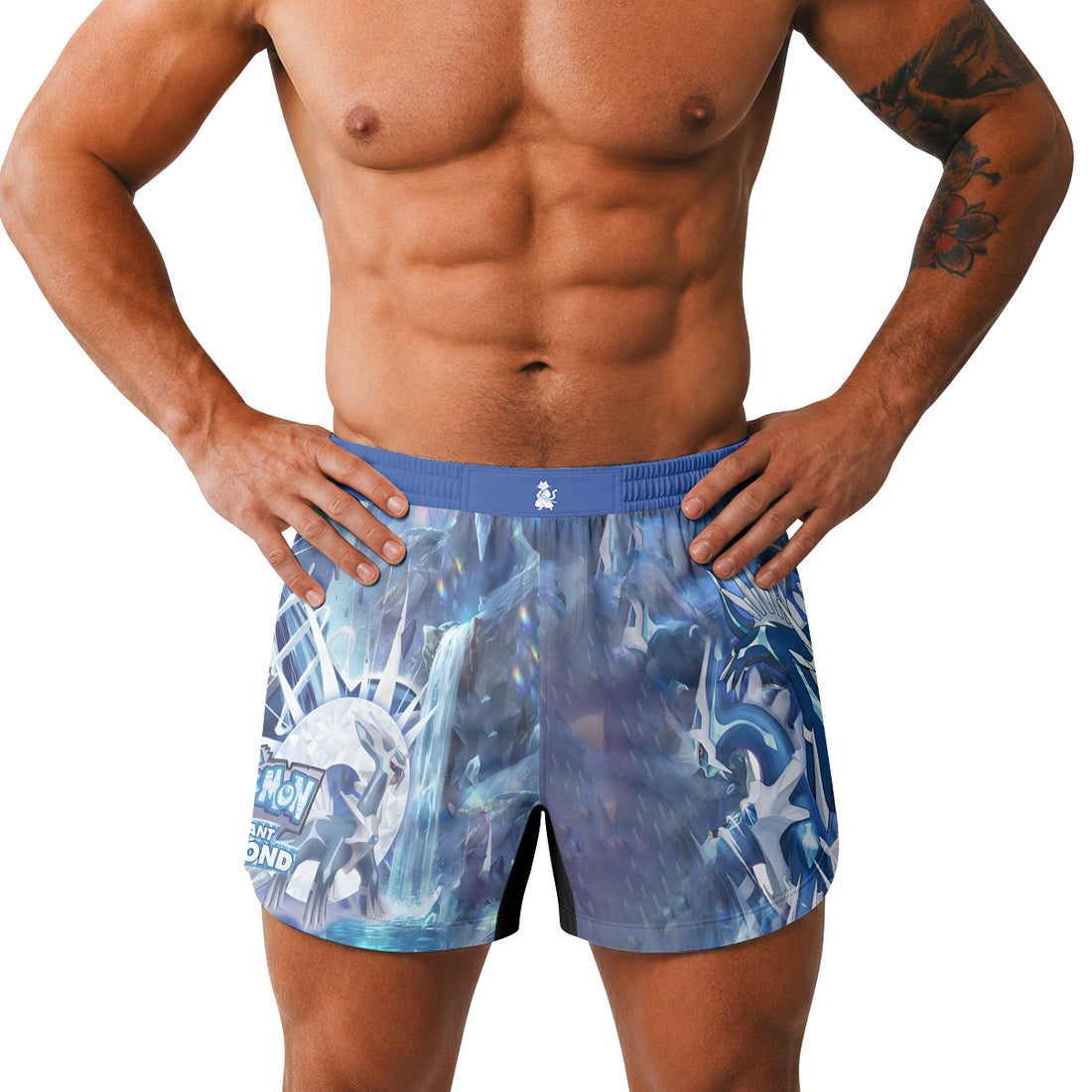  Pokemon Diamond Dialga Grappling Shorts