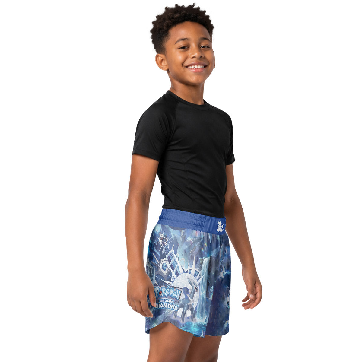 Pokemon Diamond Dialga Kids Grappling Shorts
