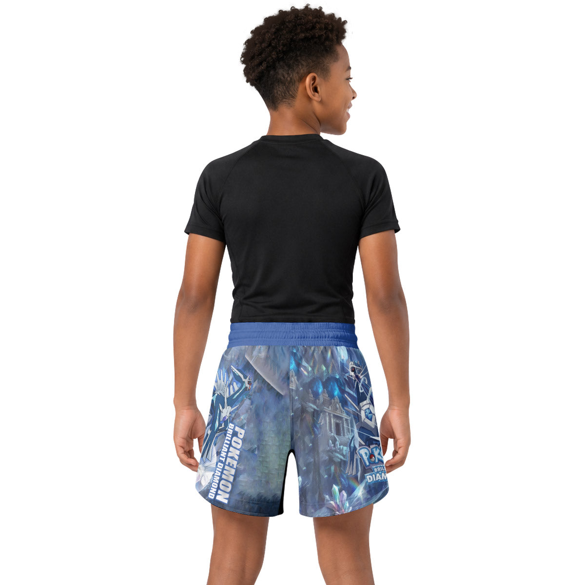 Pokemon Diamond Dialga Kids Grappling Shorts