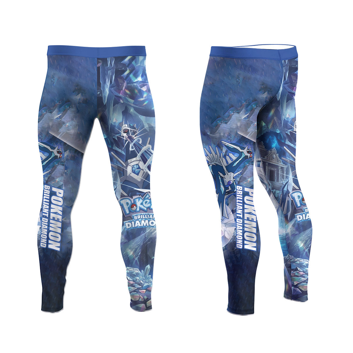  Pokemon Diamond Dialga Men's Compression Leggings