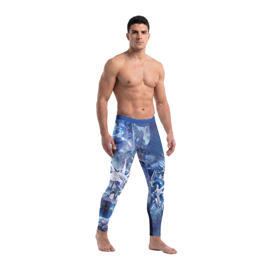  Pokemon Diamond Dialga Men's Compression Leggings