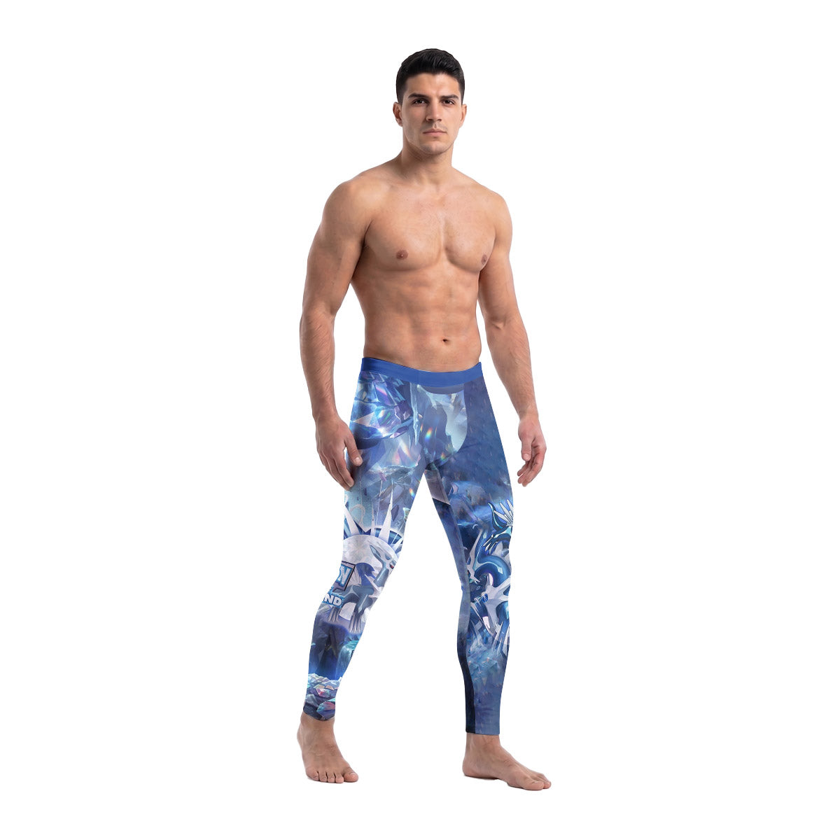  Pokemon Diamond Dialga Men's Compression Leggings