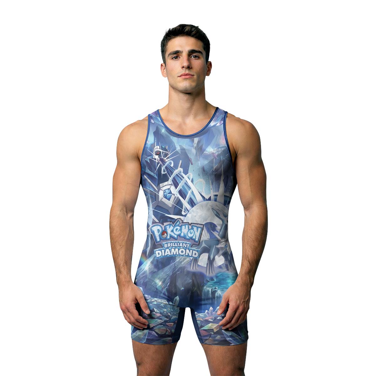 Pokemon Diamond Dialga Wrestling Singlet