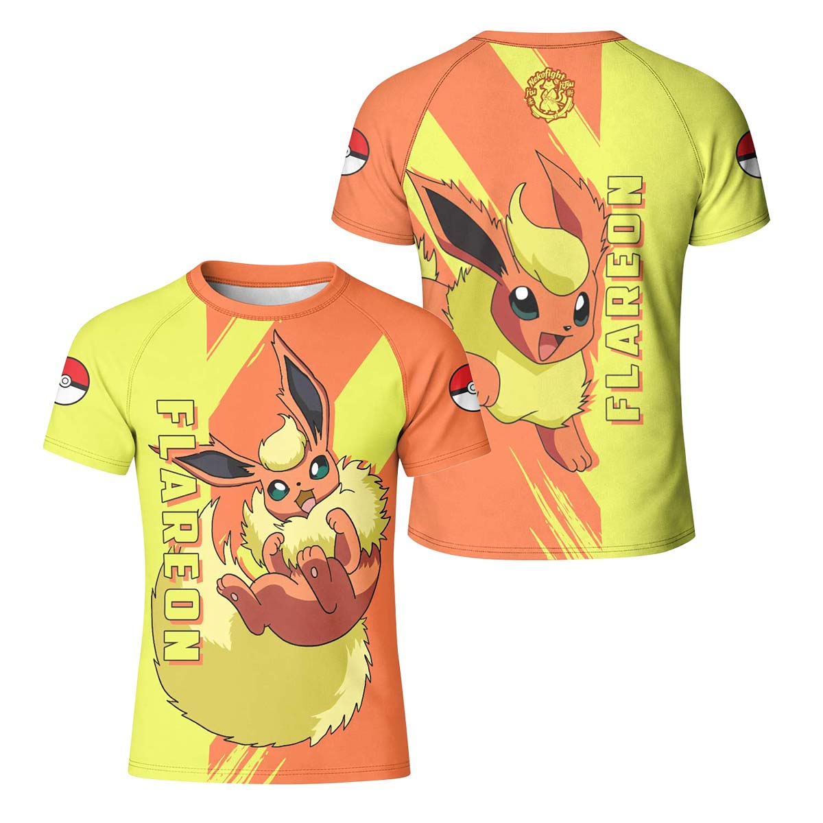Pokemon Flareon Kid Rash Guard