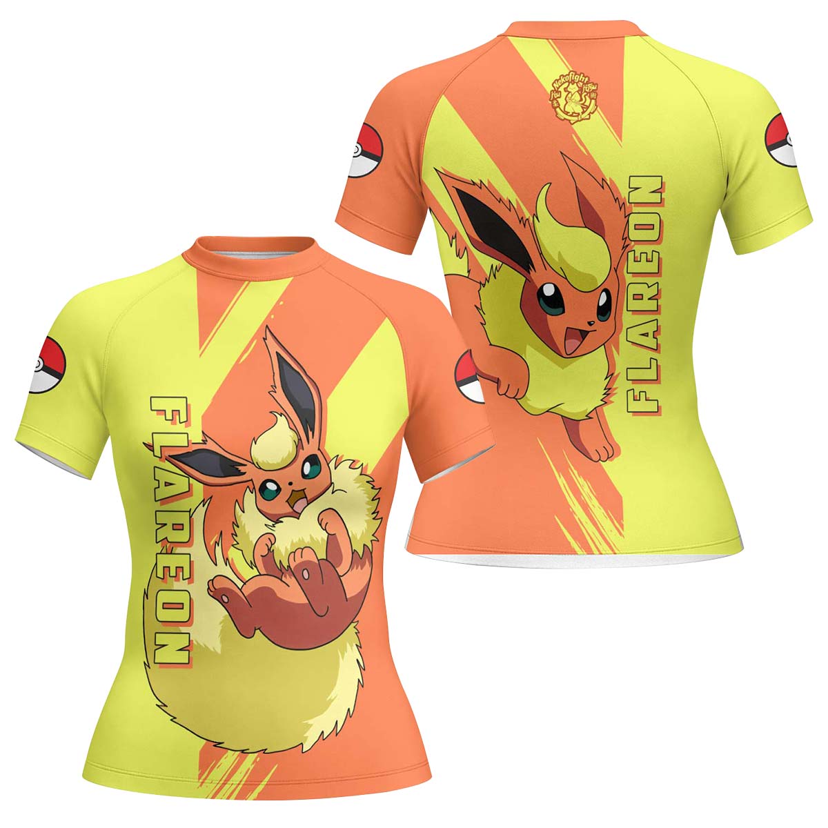 Pokemon Flareon Rash Guard