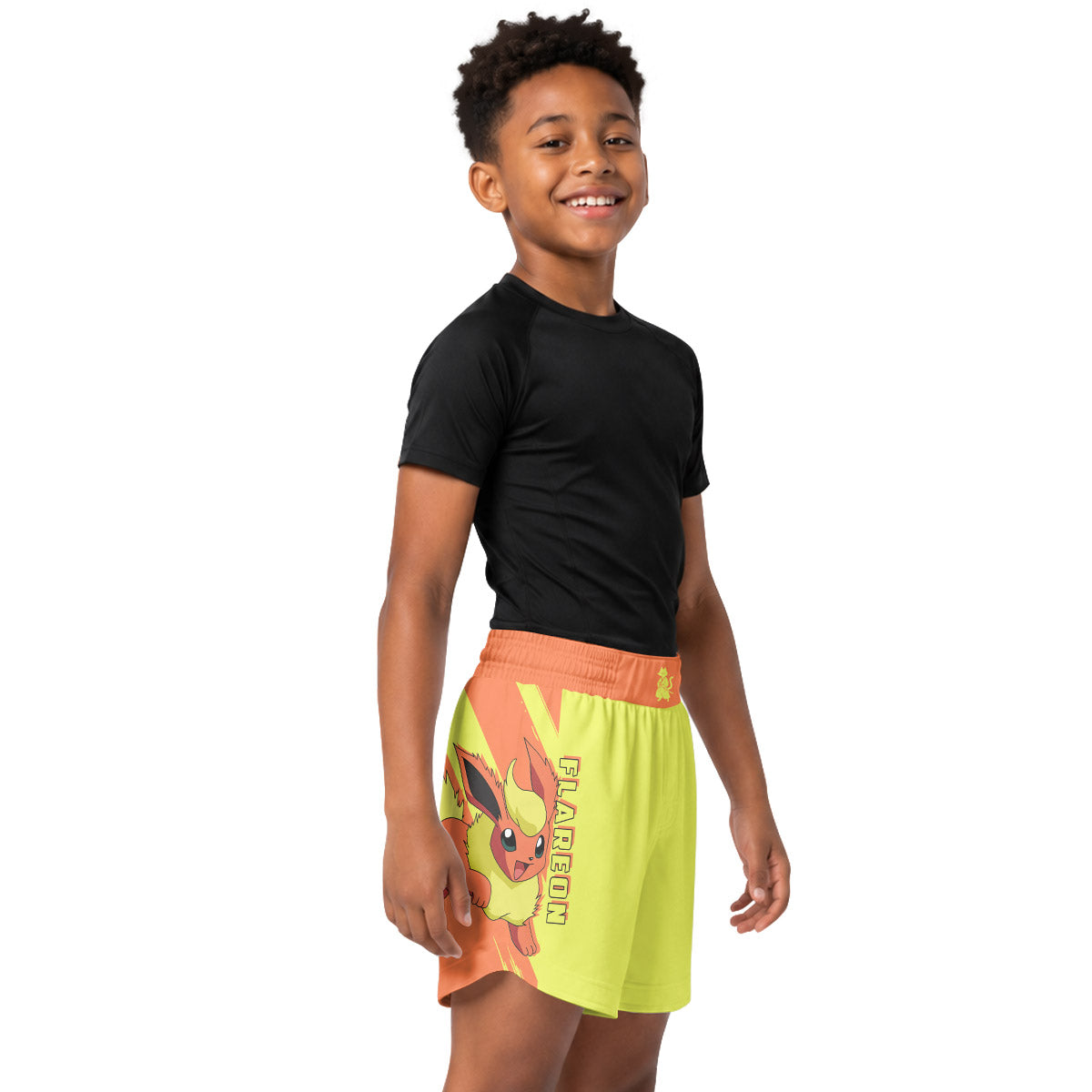 Pokemon Flareon Kids Grappling Shorts