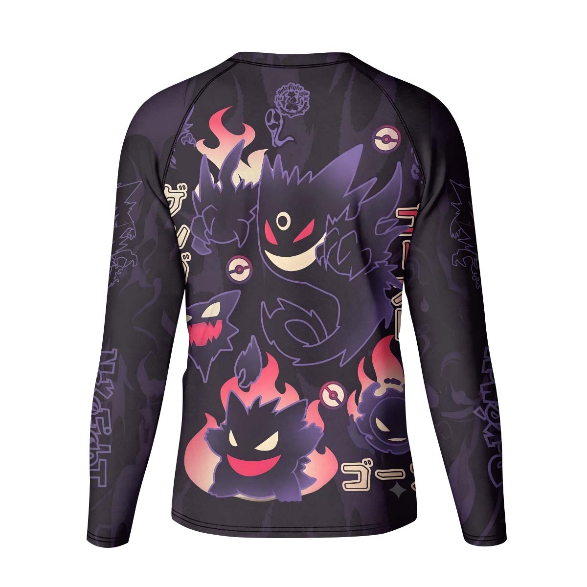 Pokemon Ghost Gengar Kid Rash Guard