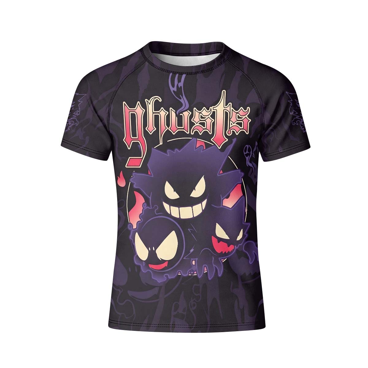 Pokemon Ghost Gengar Kid Rash Guard