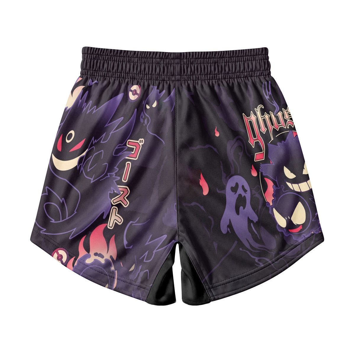 Pokemon Ghost Gengar Kids Grappling Shorts