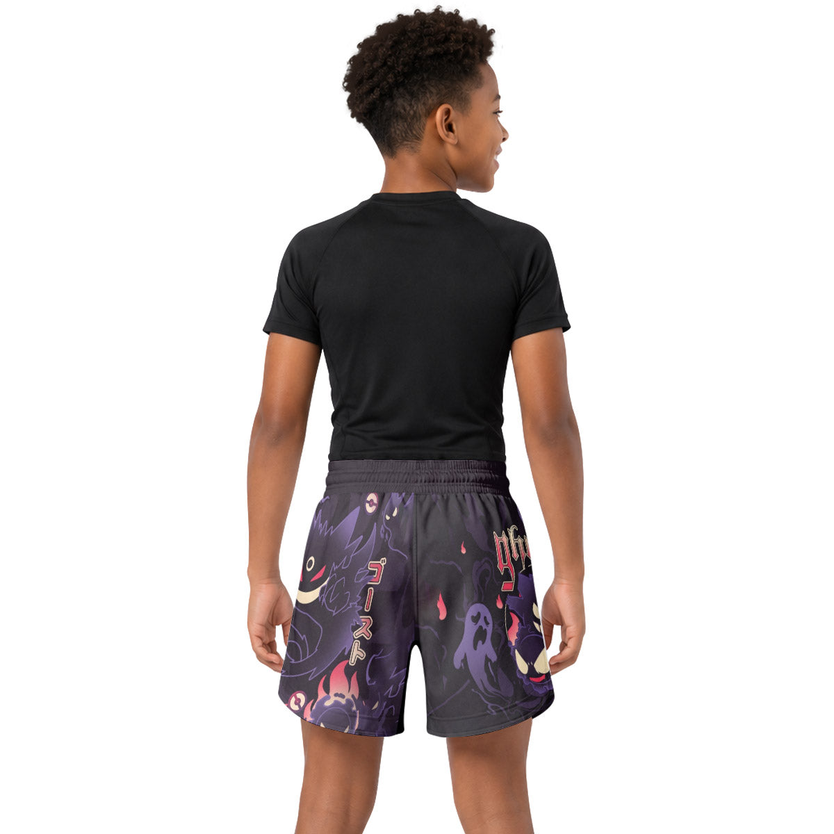 Pokemon Ghost Gengar Kids Grappling Shorts