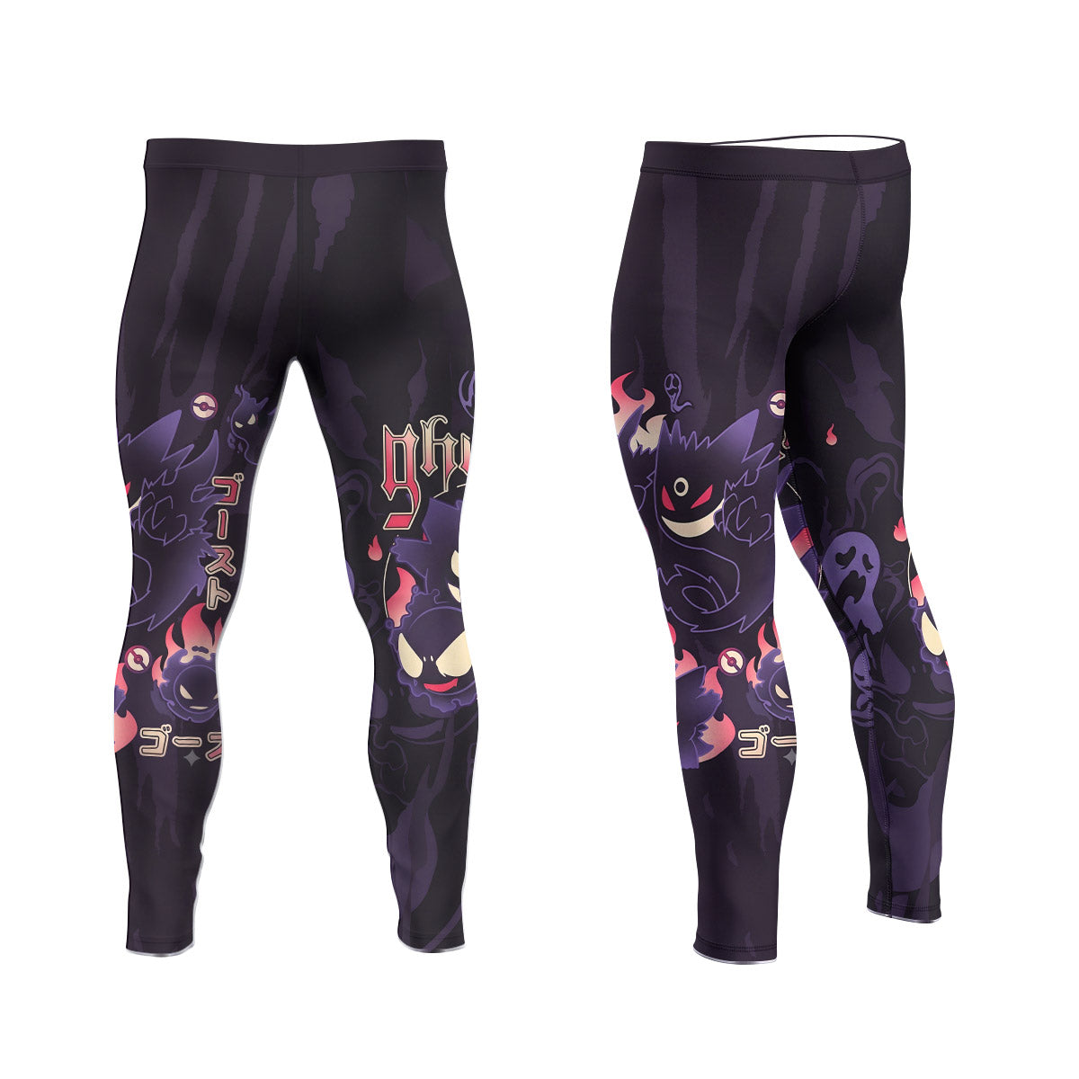  Pokemon Ghost Gengar Men's Compression Leggings