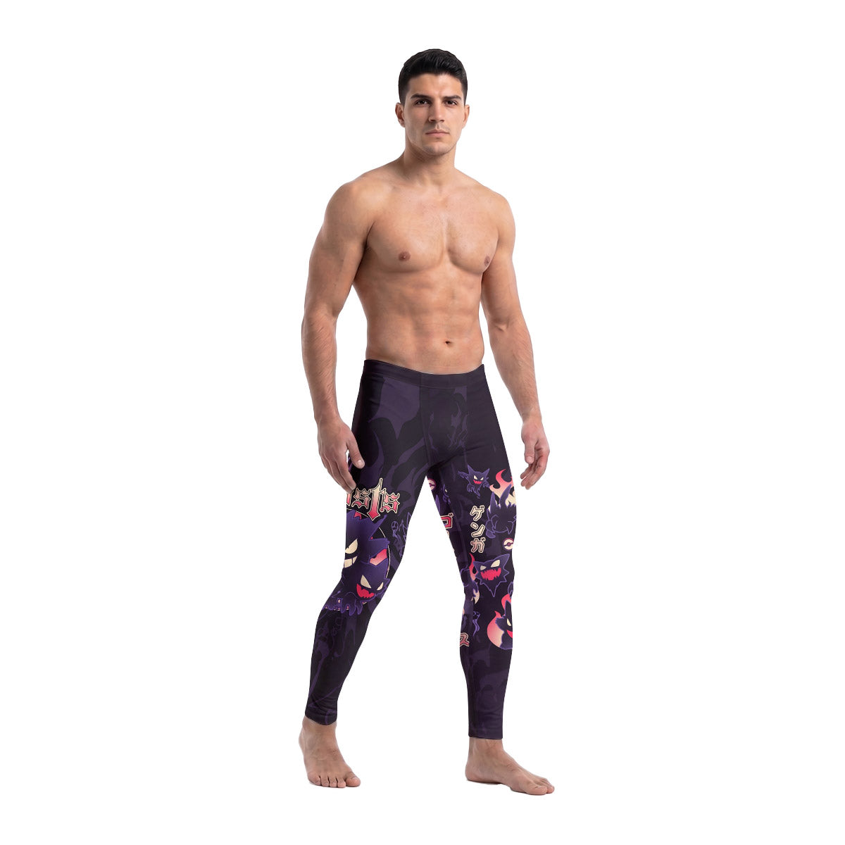  Pokemon Ghost Gengar Men's Compression Leggings